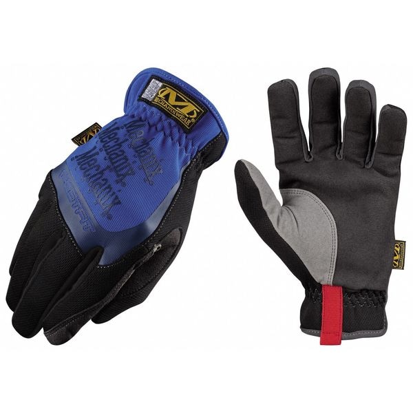 Mechanix Wear FastFit(R) Mechanics Gloves, Synthetic Leather Palm, TrekDryÂ® Back, 11, Blue - MFF-03-011