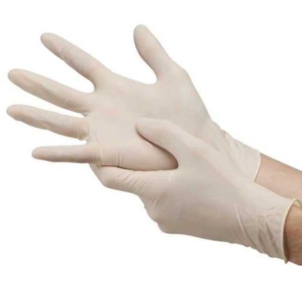 Diamond Glove Disposable Gloves, 6 mil Palm, Latex, Powder-Free, XL, 1000 PK, White - LPF-62XL