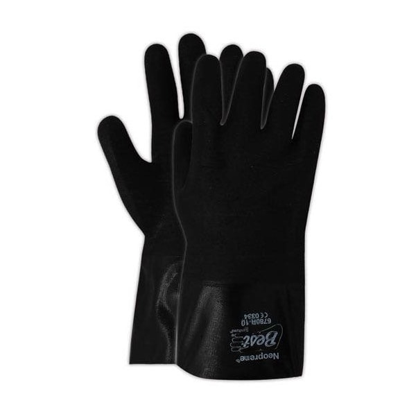 Showa SHOWA Neo Grab Finish Neoprene Gloves, 12PK - 2382R