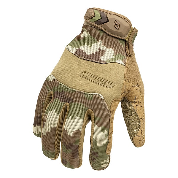 Ironclad Performance Wear Tactical Gloves, Camouflage, L, PR - EXOT-PCAM-04-L