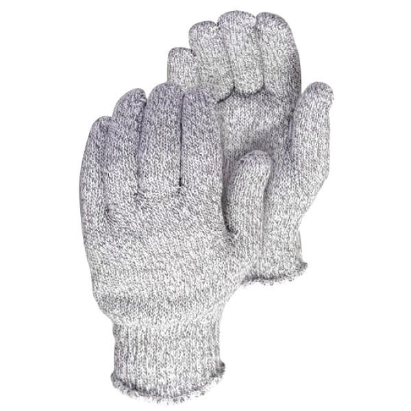 Superior Glove Cool Grip(R) Cut and Heat Resistant Glove, 608 Degrees F Max Temp., Knit Cuff Gray, L ( 9 ), 1 PR - SPGC/A-L
