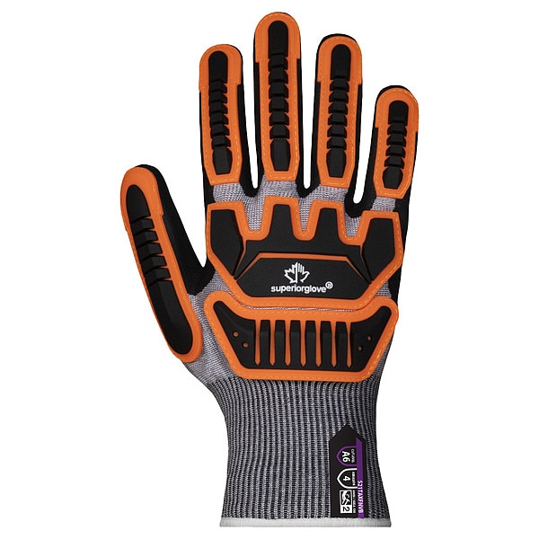 Superior Glove Cut-Resistant & Impact Resistant Gloves, , Not Applicable Palm, Knit, 1 PR - S21TAXFNVB-11