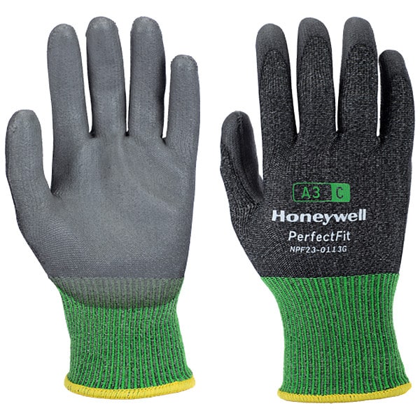 Honeywell Cut-Resistant Coated Gloves, Cut Level A3 , PU , Rough , 2XL ( 11 ) 1 PR - NPF23-0113G-11/XXL