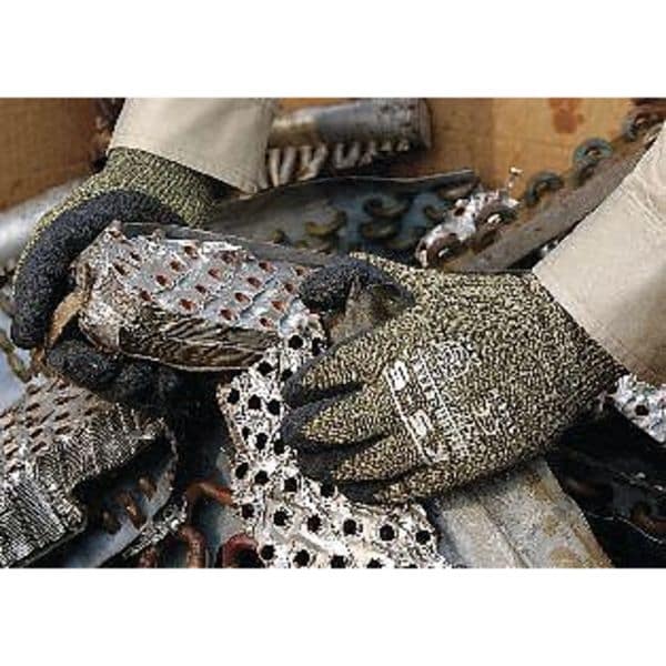 Mcr Safety Cut-Resistant Coated Gloves, Cut Level A4 , Dipped , Latex , Smooth , M 1 PR - 9389M