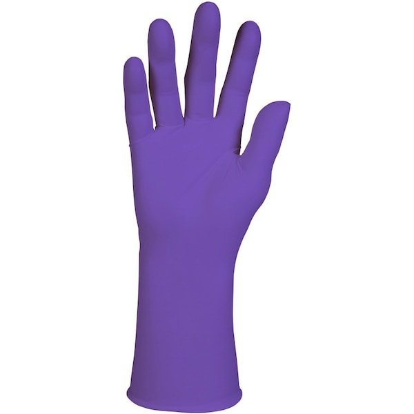 Kimberly-Clark Purple Nitrile-Xtra, Nitrile Exam Gloves, 6 mil Palm, Powder-Free, M, 10 PK (500 CT), Purple - KCC50602