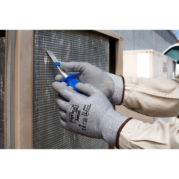 Ansell Cut Resistant Coated Gloves, Cut Level A2 , Polyurethane , Smooth , 6 1 PR - 11-627