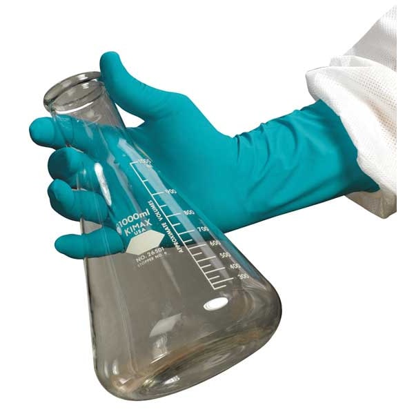 Ansell N89, Disposable Gloves, 5.9 mil Palm, Nitrile, Powder-Free, S (7), 50 PK, Green - N891