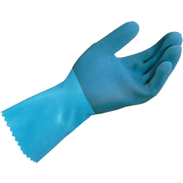 Mapa Chemical Resistant Gloves, 12 in L, Blue, S, 1 PR - 301426