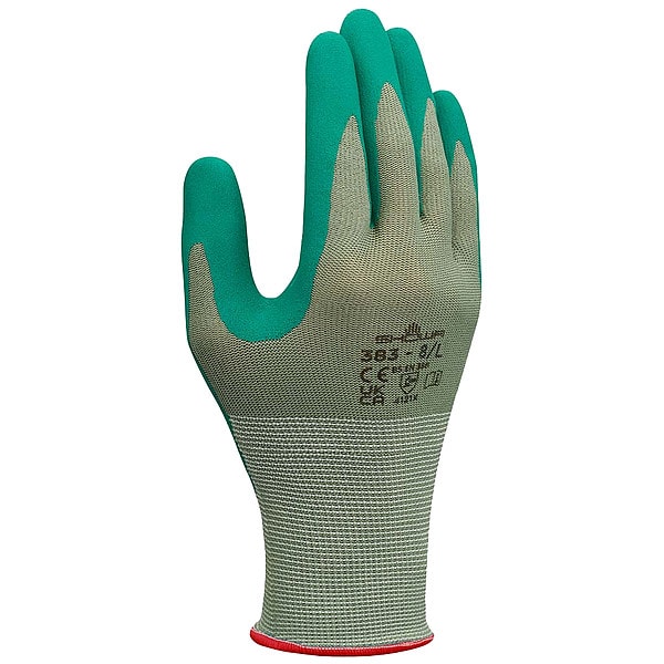 Showa Biodegradable Glove, , Embossed Microporous Palm, Elastic, 1 PR - 383M-07