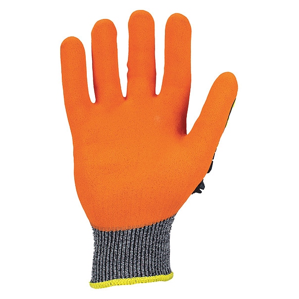Ironclad Performance Wear Coated Gloves, Cut Level A6 , Double Dipped , Nitrile , Sandy , M 1 PR - KCHA5-03-M