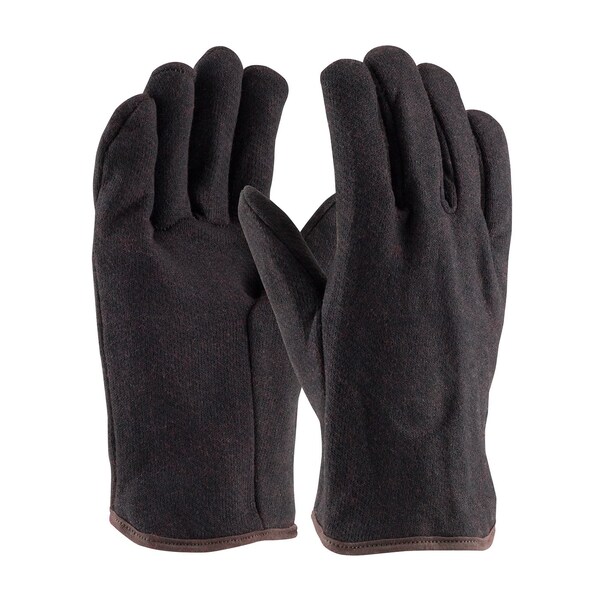 Pip Jersey Glove, Brown, Heavy Weight, PK12 - 95-864