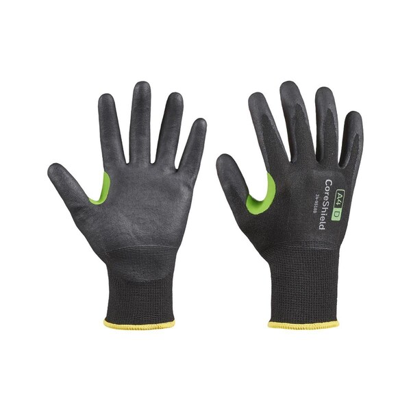 Honeywell 582-24-9518B-8M 18 Gauge A4-D Micro-Foam Coreshield Glove; Black; Medium - Size 8 - 582-24-9518B/8M