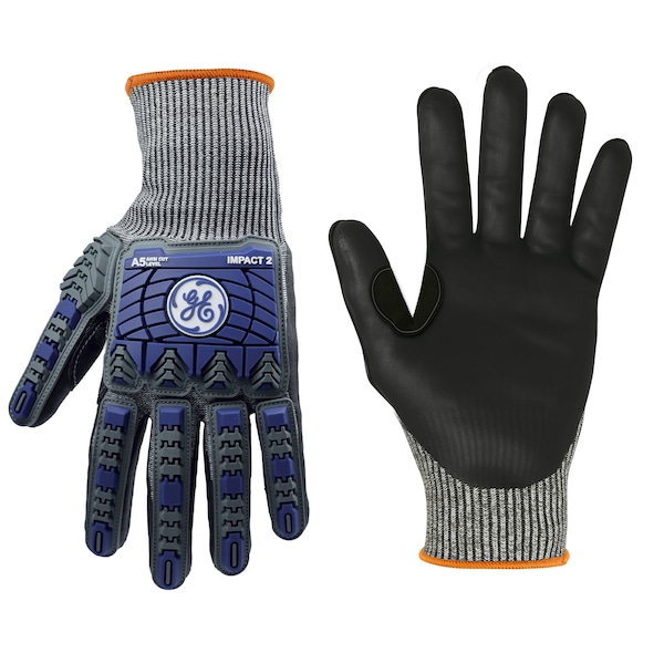 Ge 18 Ga Foam Nitrile Tpr Impact A5 Glove 2Xl - GG2442XLC