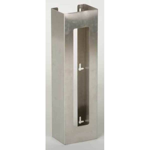 Zoro Select Vertical Glove Dispenser, Stainless Steel, Holds (2) Boxes , Silver , 20"H x 5-1/2"W x 3-3/4"D - 6GKZ2