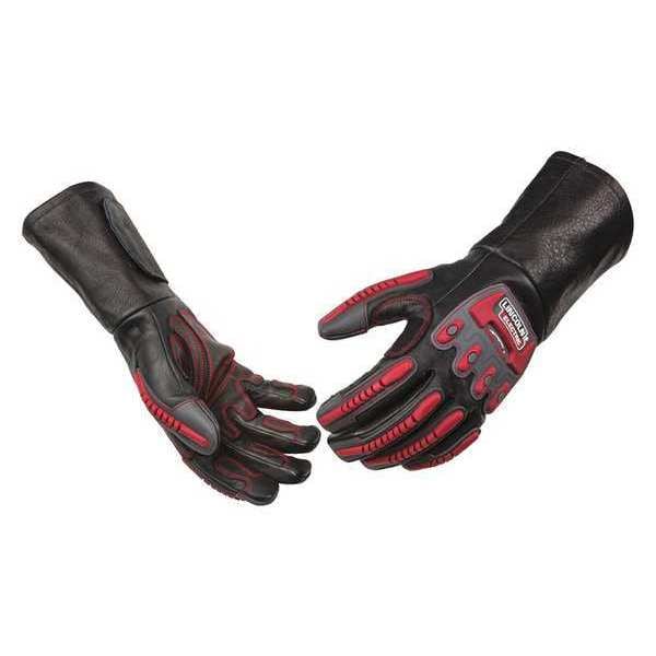 Lincoln Electric K3109 Welding Gloves, Gauntlet Cuff, Wing Thumb, Premium Cowhide, L - K3109-L