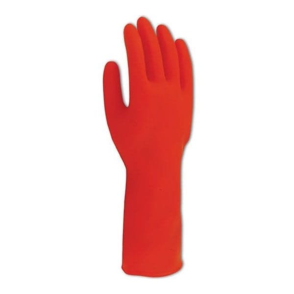 Magid Chemical Resistant Gloves, Orange, 9, 12 PK - R843-9