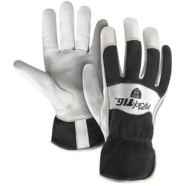 Steiner Cut Resistant Welding Gloves, Slip-On Cuff, Keystone Thumb, Premium Kidskin, XL, 1 PR - 0261CR-X
