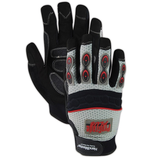 Magid ProGrade Plus PGP40T Synthetic Leather Palm Work Gloves with Neoprene Finger Guards, XXL, 12PK - PGP40-XXL
