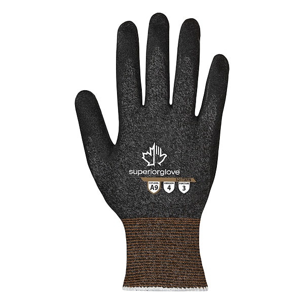 Superior Glove Knit Gloves, Cut Level A9 , Micropore Nitrile , Not Applicable , M 1 PR - S21TXPN-8