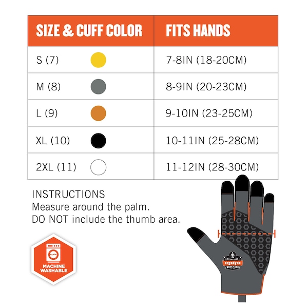 Ergodyne L Lime Cut Resistant Food Grade Gloves PR - 7040