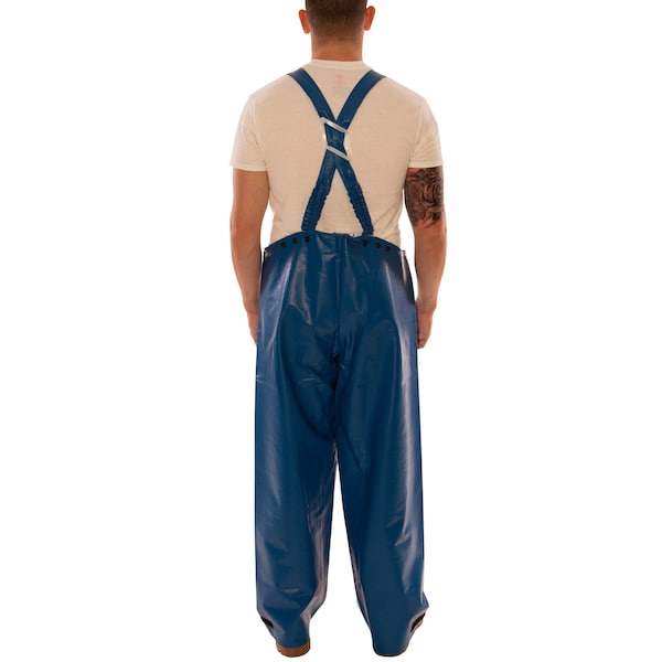 Tingley Bib Overalls, 14 cal/sq cm ATPV, 30 in Inseam, PVC on Nomex(R), Hook-and-Loop - O44041