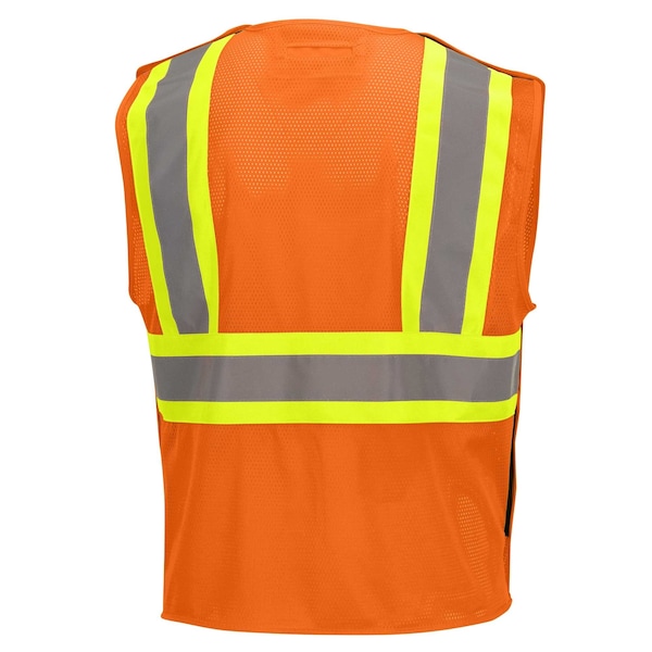 Pioneer Safety Vest, Hi-Vis, Orange, FR, 2/3XL - V2510850U-2/3XL