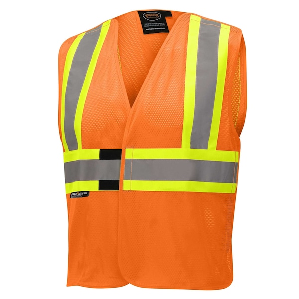 Pioneer Safety Vest, Hi-Vis, Orange, FR, 2/3XL - V2510850U-2/3XL