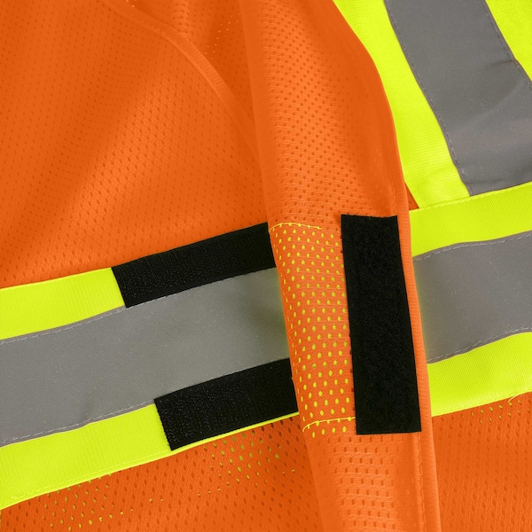 Pioneer Safety Vest, Hi-Vis, Orange, FR, 2/3XL - V2510850U-2/3XL
