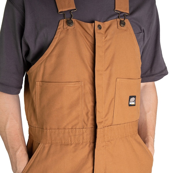 Berne Bib, Overall, Deluxe, Insulated, 3XL, Regular, Black, Size 3XL - B415