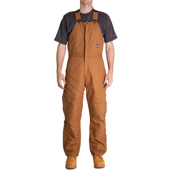 Berne Bib, Overall, Deluxe, Insulated, 3XL, Regular, Black, Size 3XL - B415