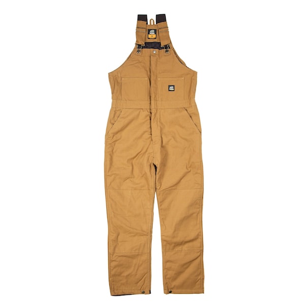 Berne Bib, Overall, Deluxe, Insulated, 3XL, Regular, Black, Size 3XL - B415