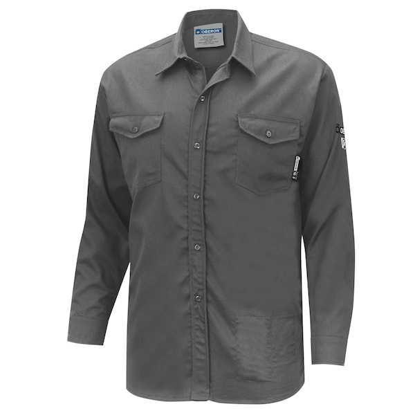 Oberon Men's Button-Up Shirt, 10 cal/sq cm, L - ZFI504-L