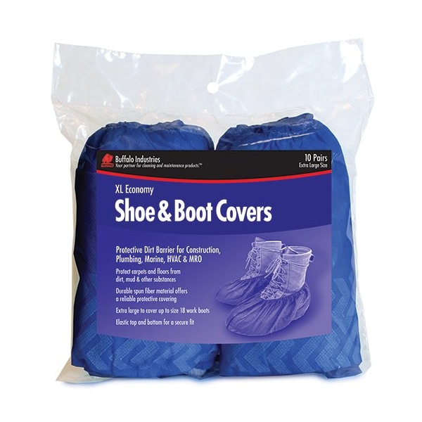 Buffalo XL Shoe Covers In Pairs Carton, PK50 - 68402