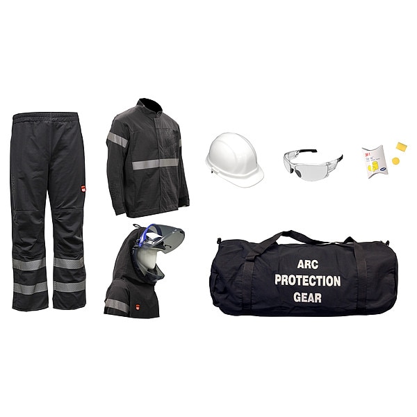 Mechanix Wear Arc Flash Protection Clothing Kit - AG40-GP-JP-L-H3P-NG