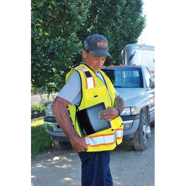 Kishigo Large Class 2 High Visibility Vest, Orange - S5001-L