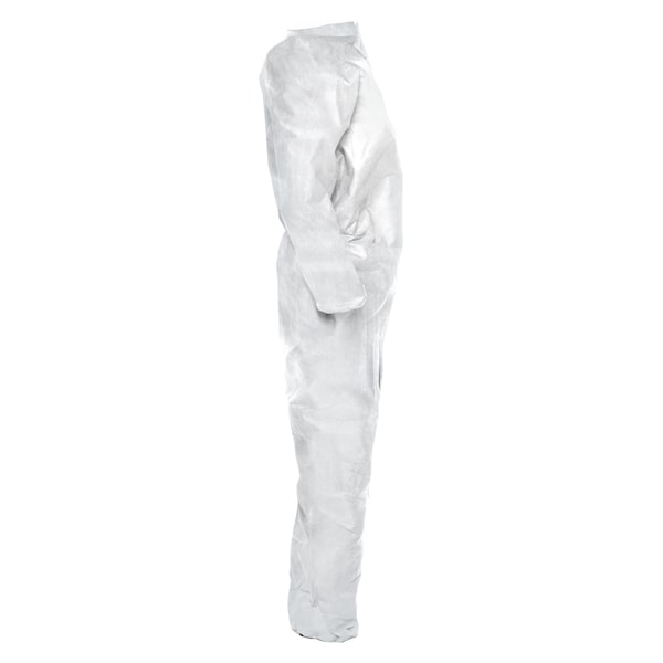 Kleenguard Disposable Coveralls, Collared, 2XL, SMMMS, Zipper, Open Cuff, Open Ankle, Serged Seam, 24 PK - 49005
