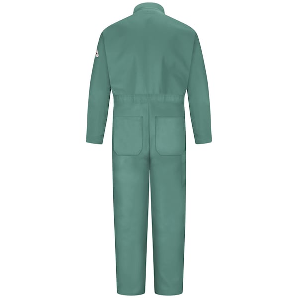 Bulwark Coverall, 11 cal/sq cm ATPV, XL, 30 1/2 in Inseam, 100% Cotton, Snap - CEW2VG RG XL