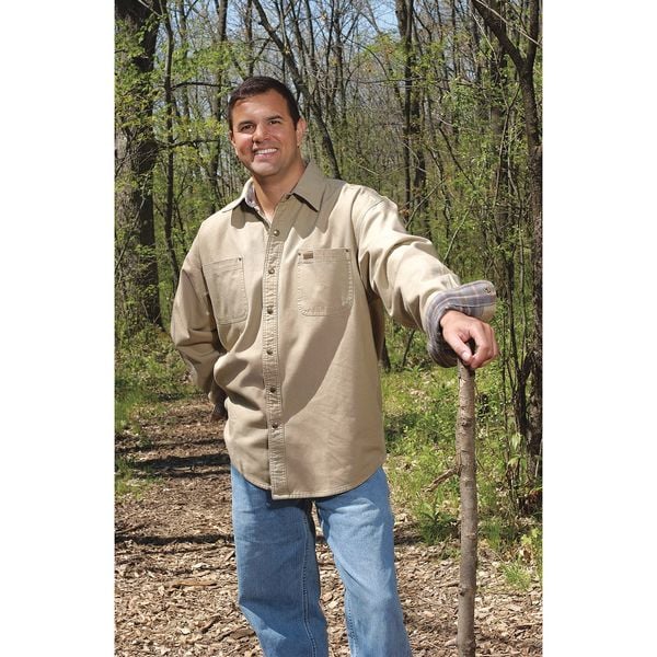 Carhartt Men's Long Sleeve Henley, Cotton, Pullover/Button Closure, 1 Pocket(s), Black - K128-BLK 3XL REG