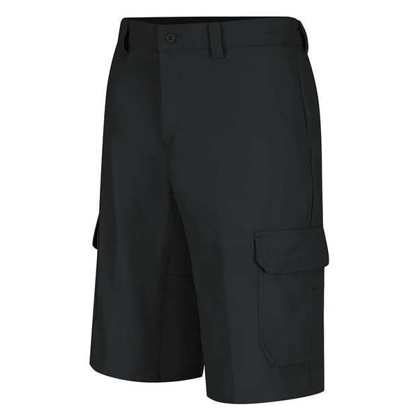 Dickies Men's Functional Cargo Work Shorts, Black, 40% Polyester, 60% Cotton - WP90BK 32 12