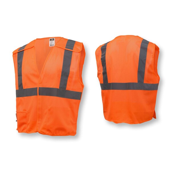 Radians Radians SV4 Economy Type R Class 2 Breakaway Mesh Safety Vest - SV4OMXL