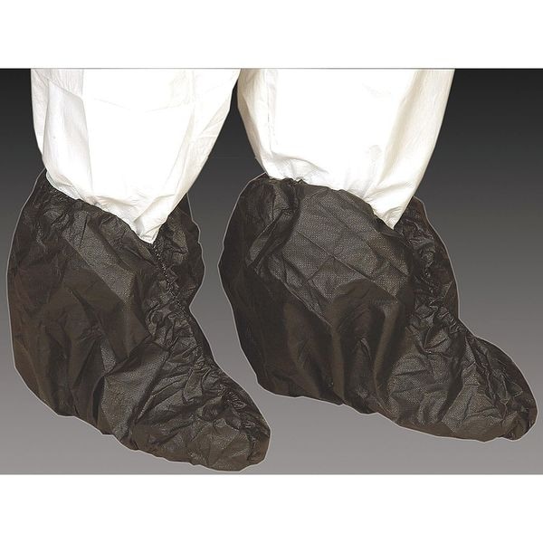 Alpha Pro Tech Disposable Boot Covers, Polyethylene, Polypropylene, Black, Slip Resistant Sole: Yes , 2XL - BT-C1X14-B