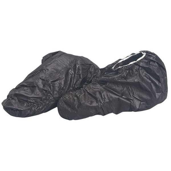 Alpha Pro Tech Disposable Boot Covers, Polyethylene, Polypropylene, Black, Slip Resistant Sole: Yes , 2XL - BT-C1X14-B