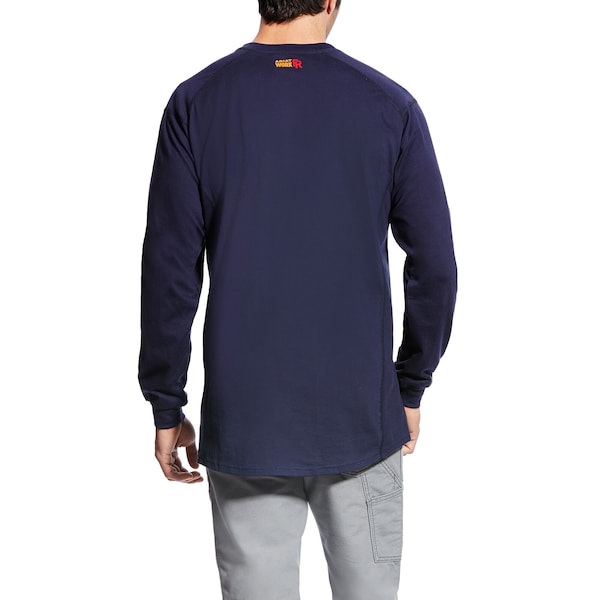 Ariat Men's FR Crew Longsleeve Tee, 8.7 cal/sq cm, 2XL, Cotton - 10022327