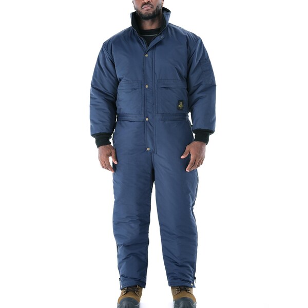 Refrigiwear Chillbreaker Coveralls, Nylon, Navy, XL - 0440RNAVXLG