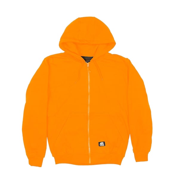 Berne Sweatshirt, Hi-Vis, Hooded, L, Reg, Orange - HVF101