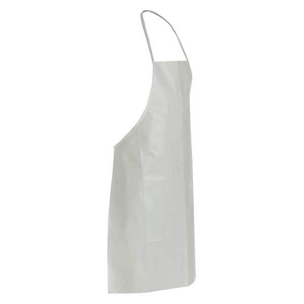 Dupont Bib Apron. 28" x 36". Neck Loop, Waist Ties. White. UNI - TY273BWH000100VP