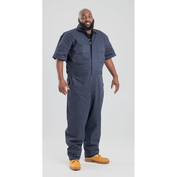 Berne Flex180 Short Sleeve Coverall, Navy - 3XL - P710NVR560