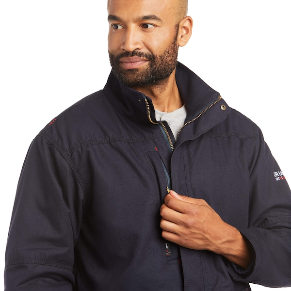 Ariat FR Insulated Canvas Jacket, 54 cal/sq cm, 2XL, 12 oz Zipper Closure - 10032956