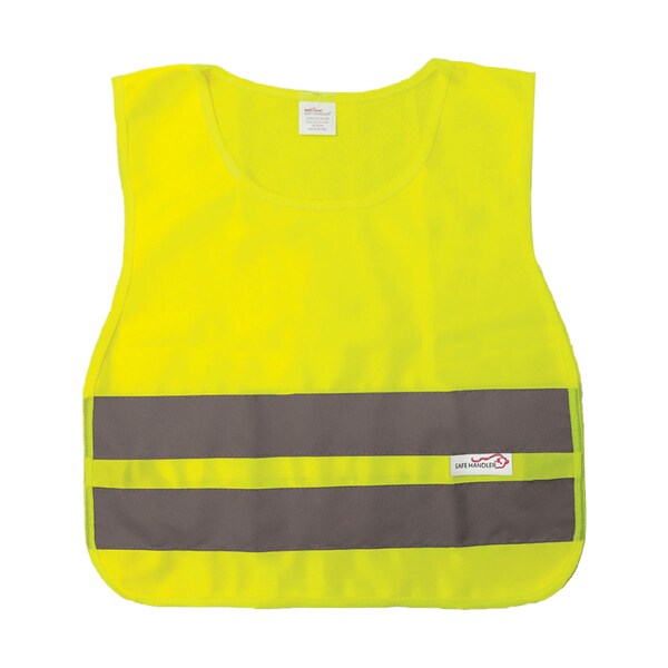 Safe Handler Child Reflective Safety Vest, Small, Yellow(10-Pack) - BLSH-ES-S-SV5Y-10