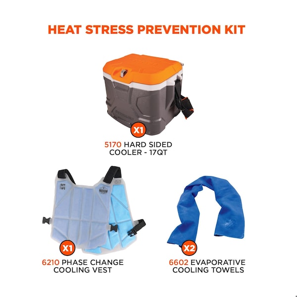 Ergodyne Kit Heat Stress Prevention Kit - 6671